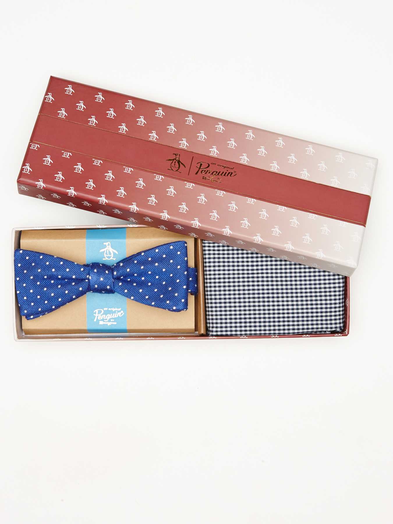 Original Penguin ALBA DOT BOW TIE BOX SET