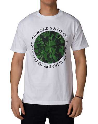 DIAMOND SUPPLY COMPANY MENS White Clothing / Tops