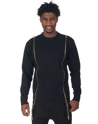 DECIBEL MENS Black Clothing / Sweatshirts XL