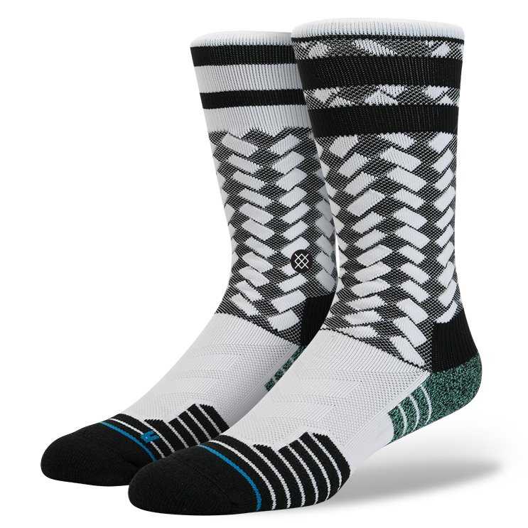 Stance A-Game Crew WHT M fusion athletic Socks