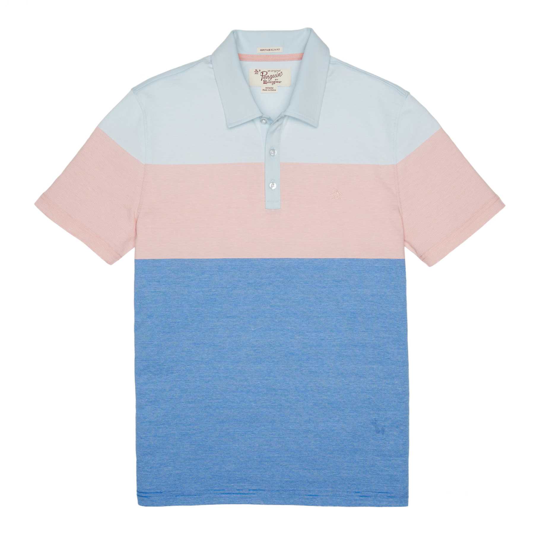 Original Penguin STRIPE COLORBLOCK POLO