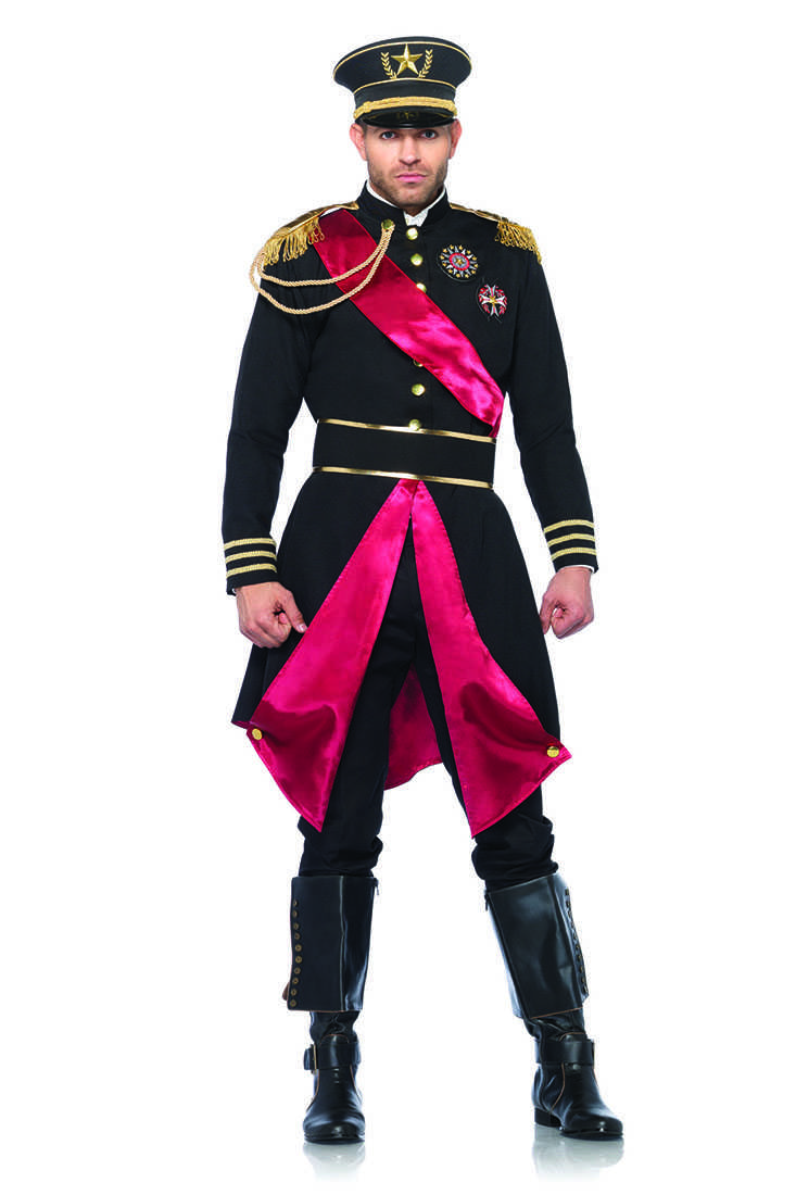 2 Pc. Military General Men Costume
