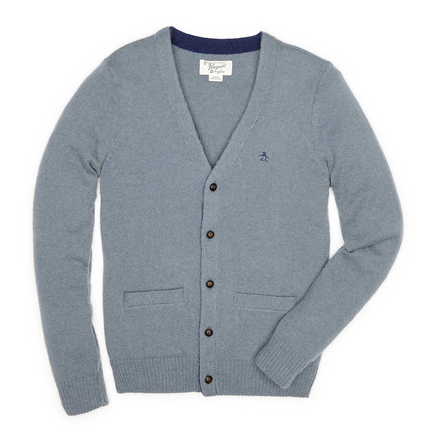Original Penguin CONTRAST TIPPED CARDIGAN