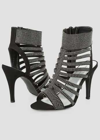Stone Stud Dress Sandal - Wide Width
