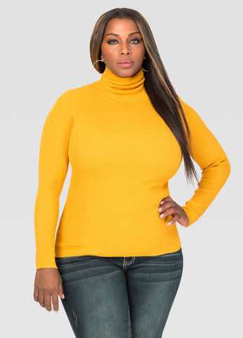 Basic Ribbed Turtleneck