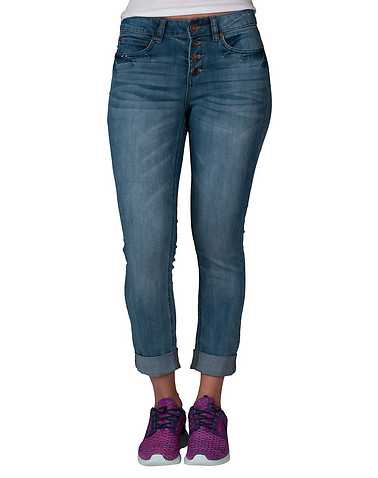 ESSENTIALS WOMENS Blue Clothing / Denim Shorts