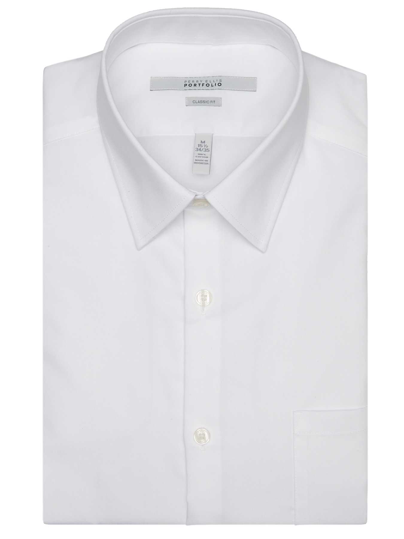 Perry Ellis Classic Fit Twill Portfolio Dress Shirt