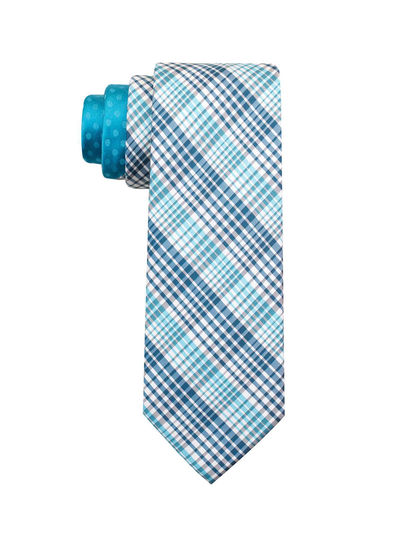 Perry Ellis Miles Plaid Tie