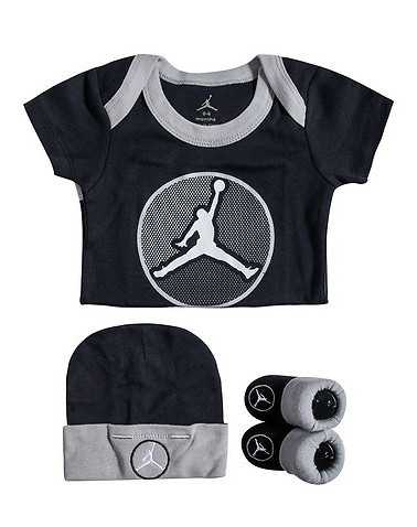 JORDAN BOYS Black Accessories / Onesies 0-6