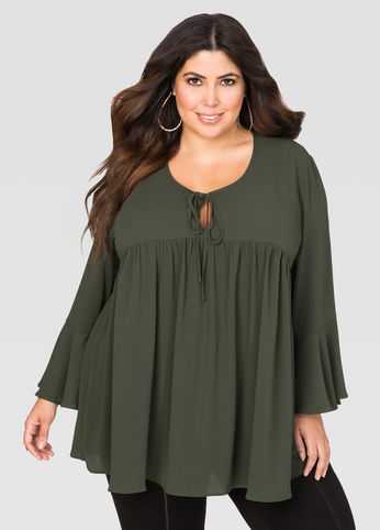 Tie Neck Swing Top