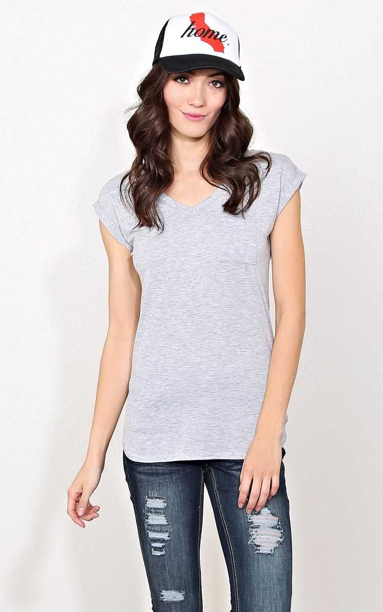 Grey Casual Friday Knit Top - - Heather in Size by Styles For Less
