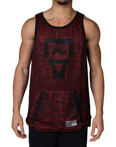 NIKE SPORTSWEAR MENS Red Clothing / Tank Tops