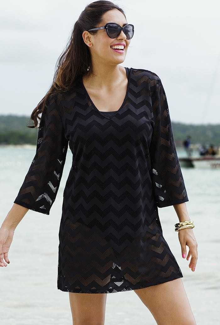 Black Chevron Tunic