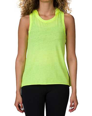 ESSENTIALS WOMENS Yellow Clothing / Tank Tops