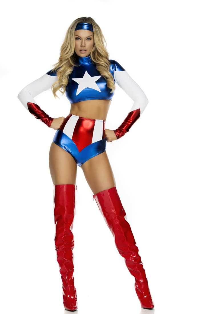 Pretty Patriot 3 Pc. Super Hero Costume