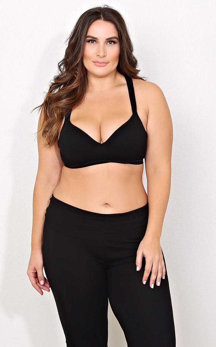 Plus Size Get Active Sports Bra - in Size by Styles For Less