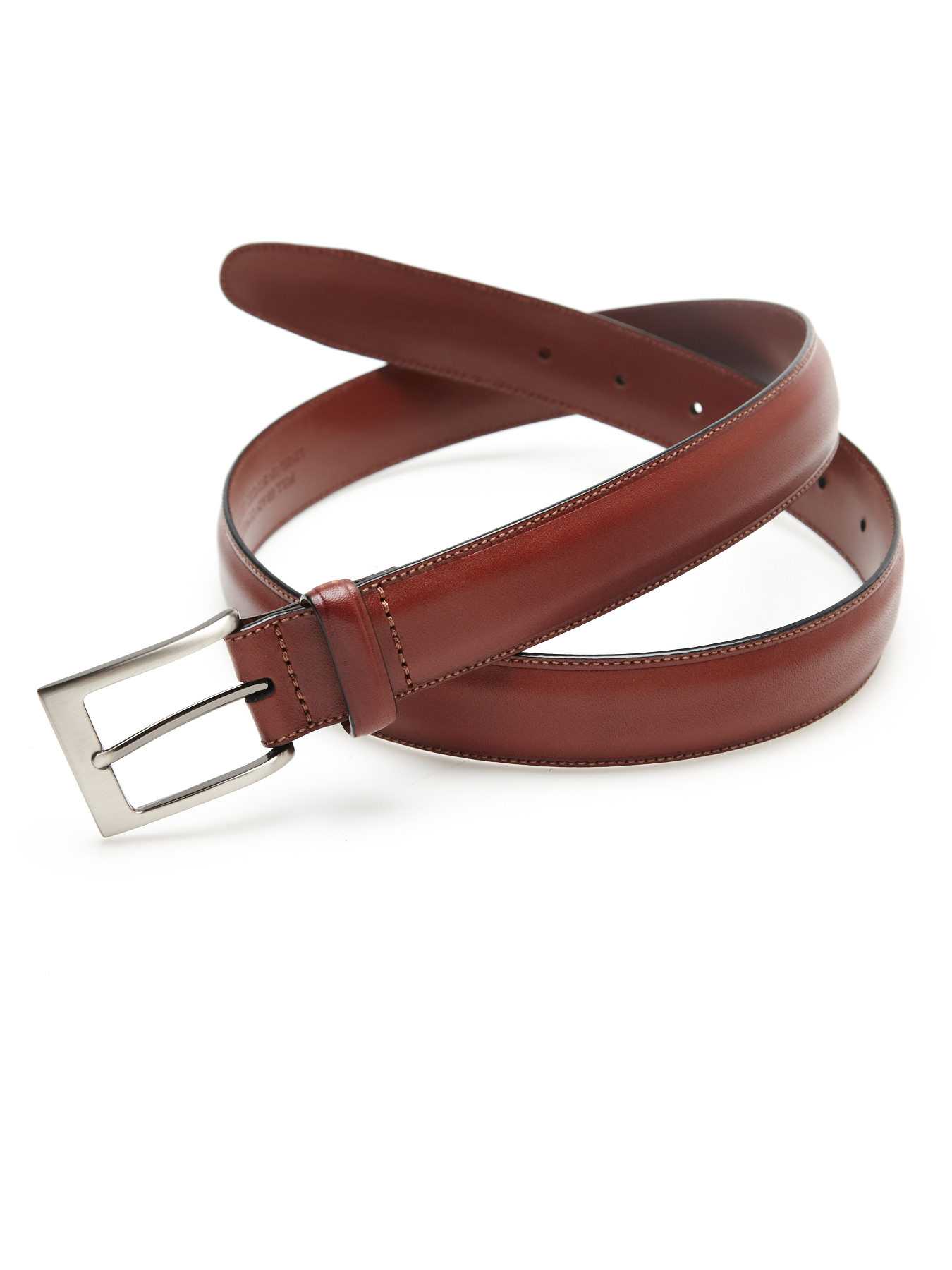 Perry Ellis Big and Tall Timothy Leather Belt