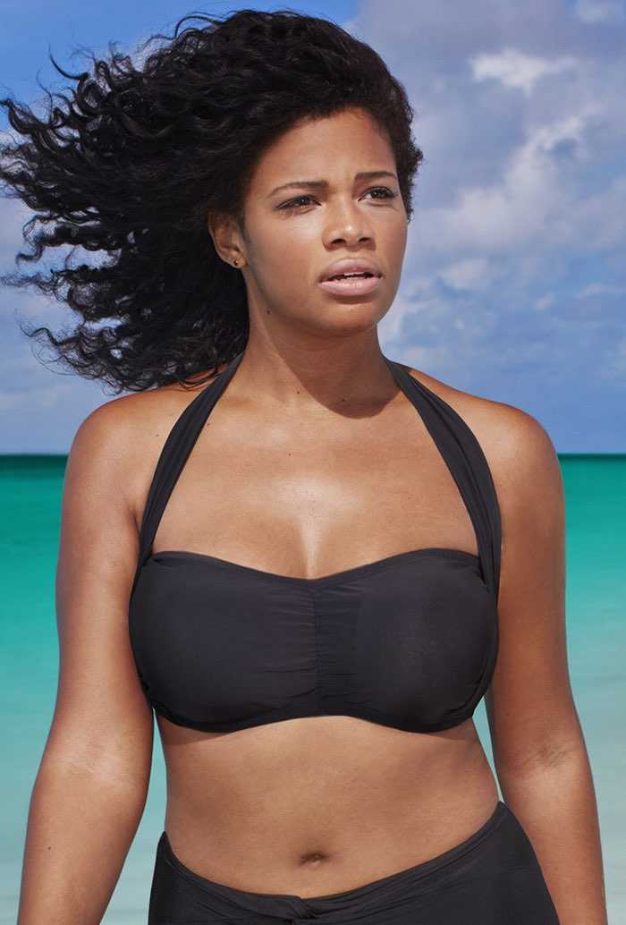 Convertible Black Bikini Top