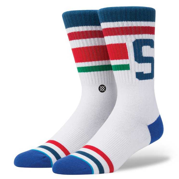 Stance Cleats WHT M classic crew light Socks