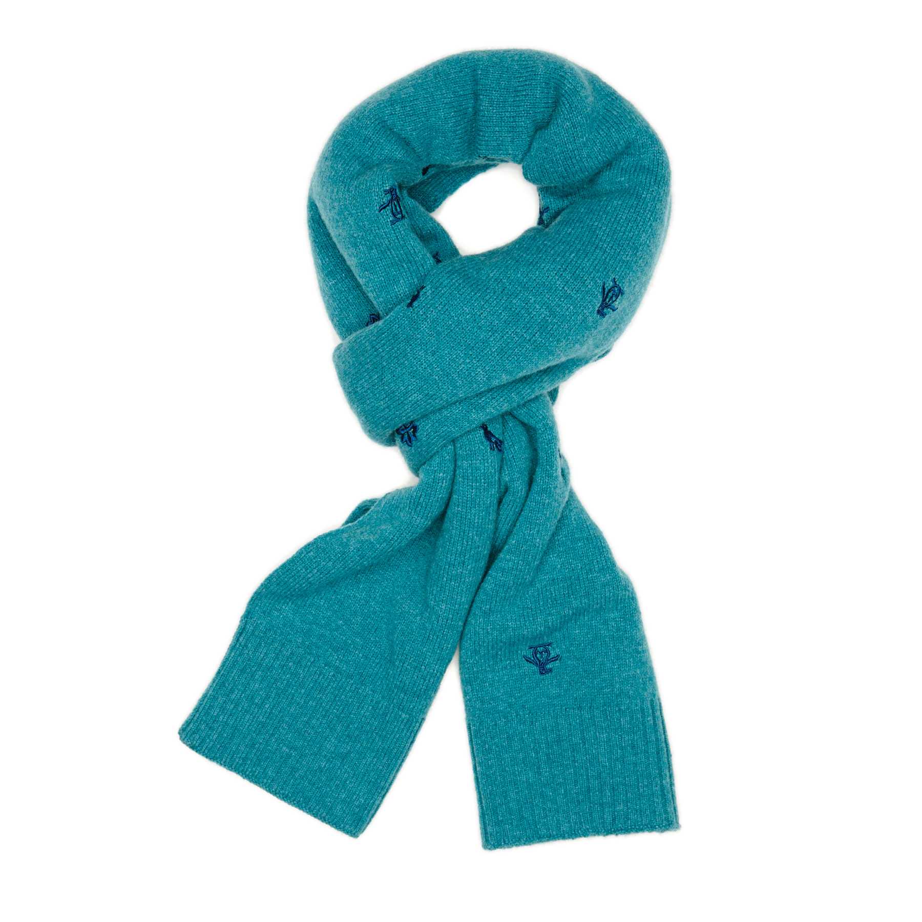 Original Penguin EMBROIDERED HOLIDAY SCARF
