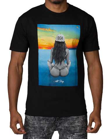 DGK MENS Black Clothing / Tops