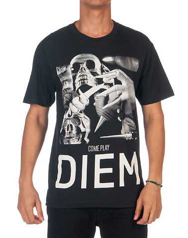 DIEM MENS Black Clothing / Tops S