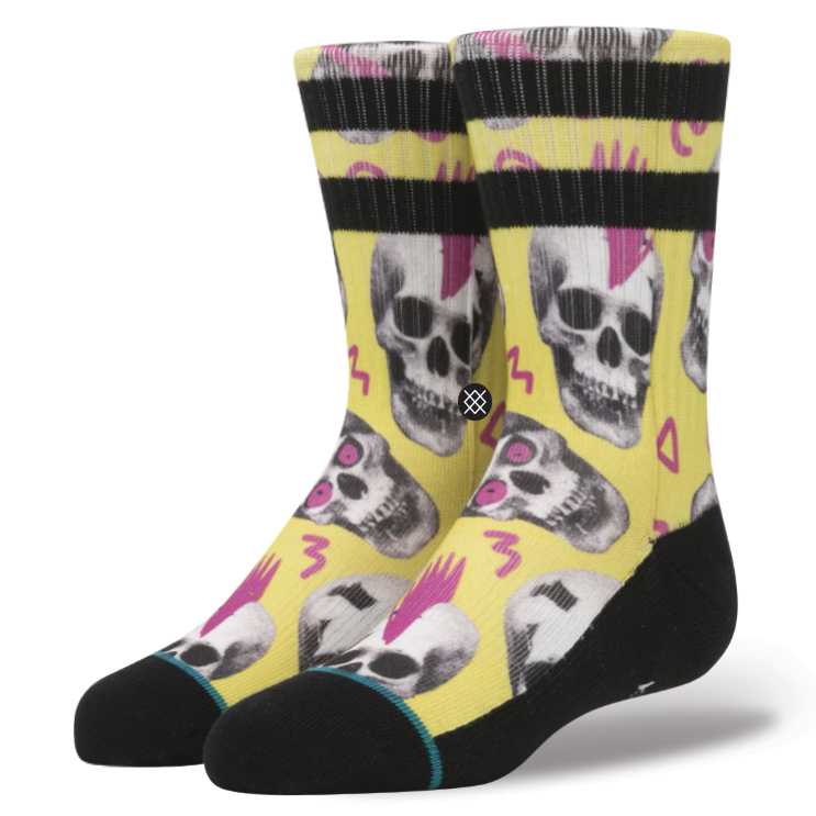 Stance Skeletron YEL L boys Socks