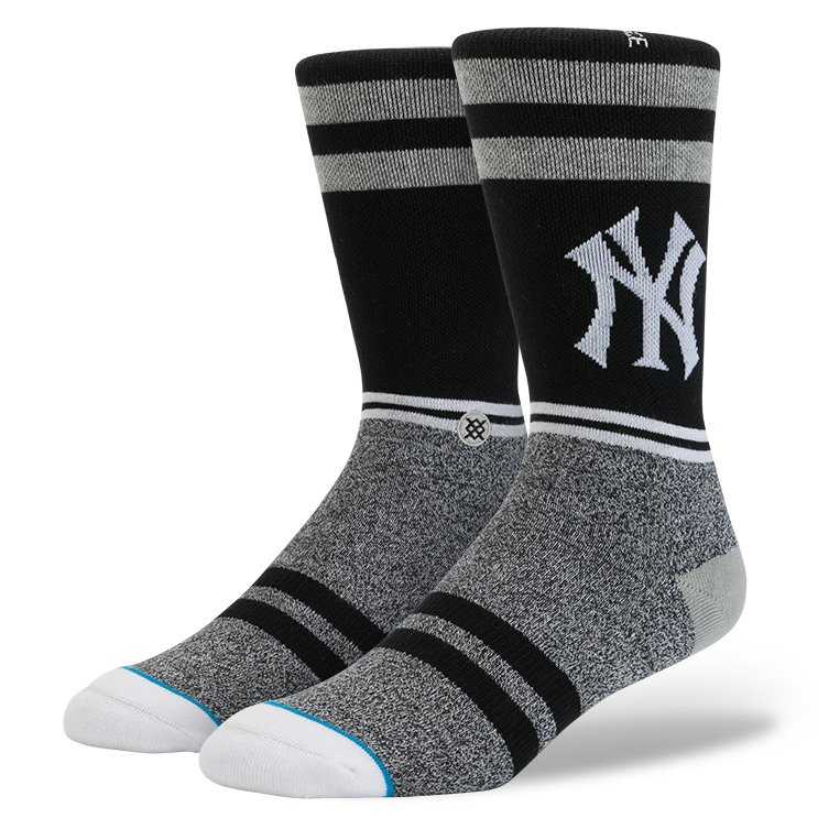 Stance Yanks BLK L MLB Diamond Socks