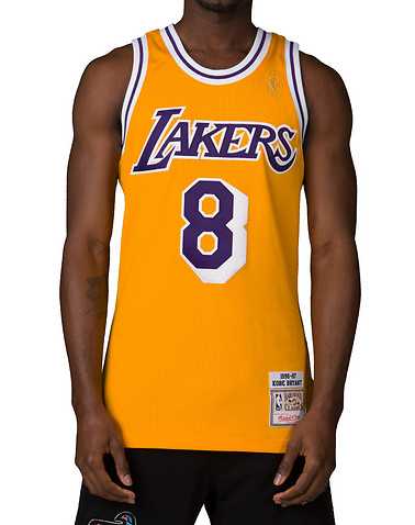 MITCHELL AND NESS MENS Yellow Clothing / Tank Tops S