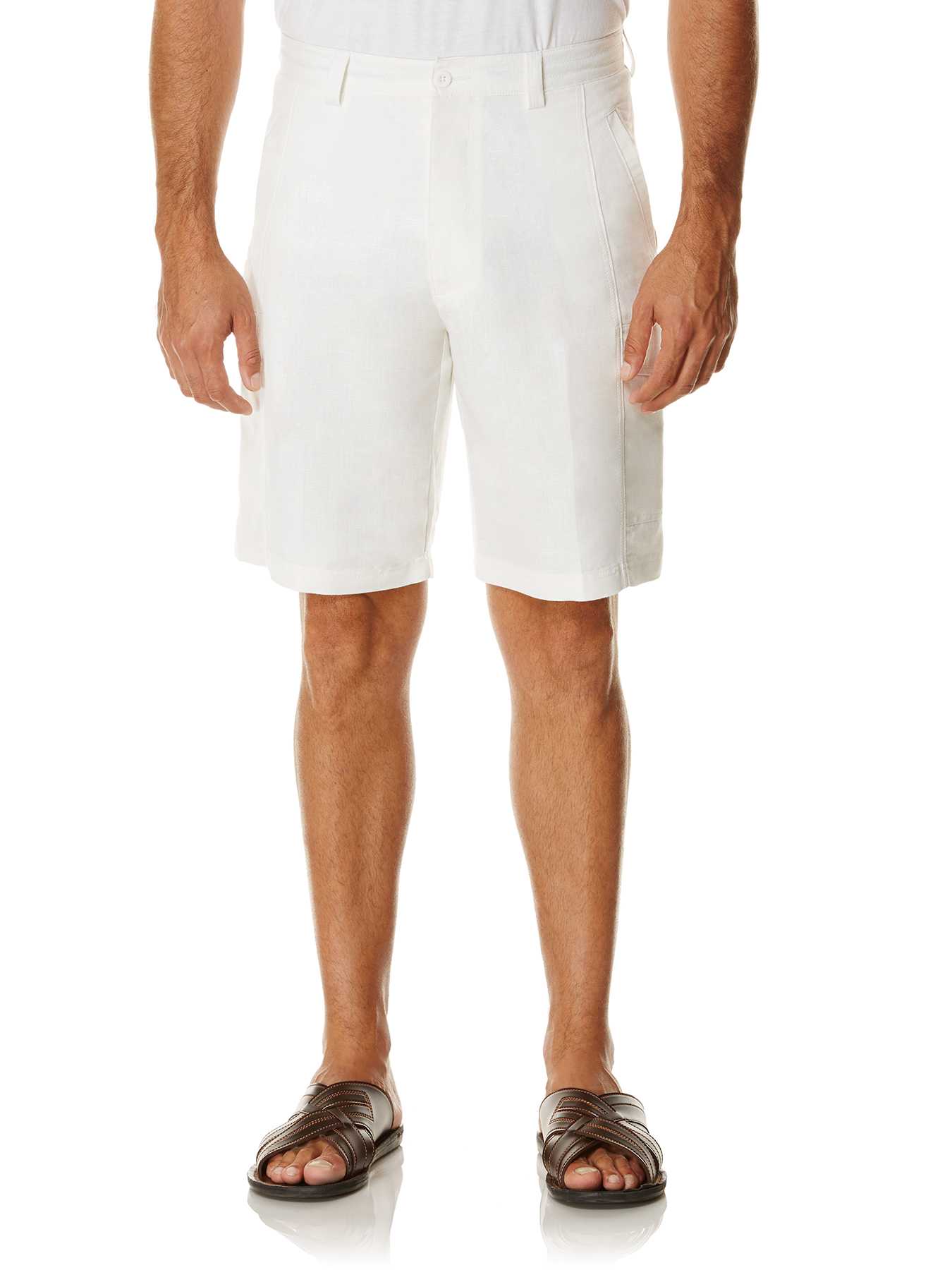 Cubavera Linen/Rayon Flat Front Cargo Short