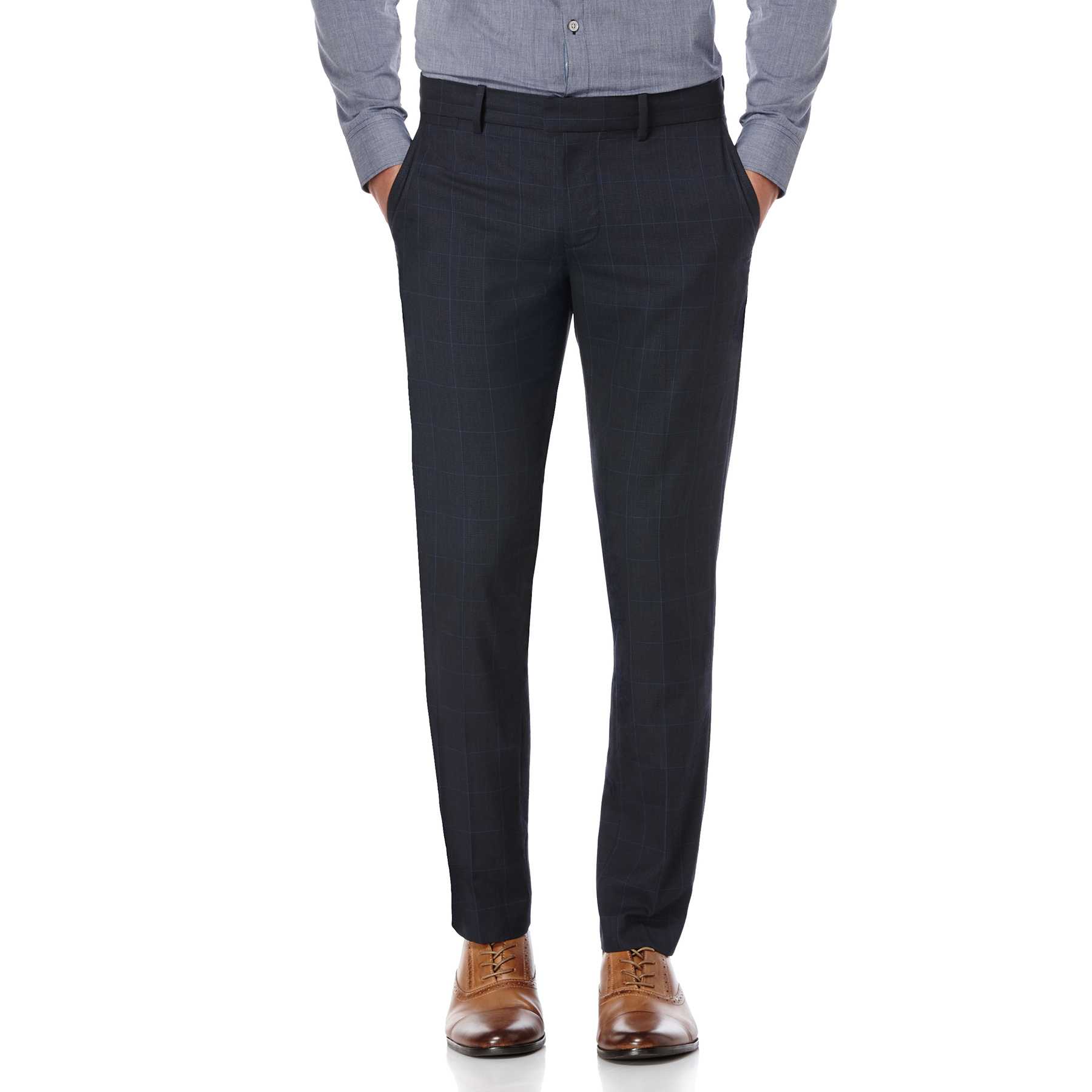 Original Penguin DARK PLAID TROUSER