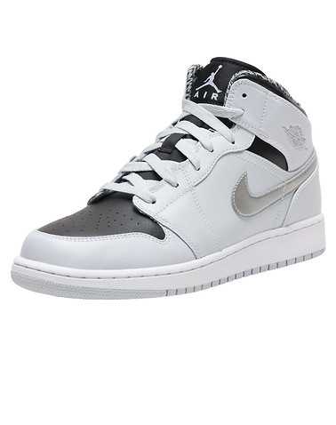 JORDAN GIRLS Silver Footwear / Sneakers