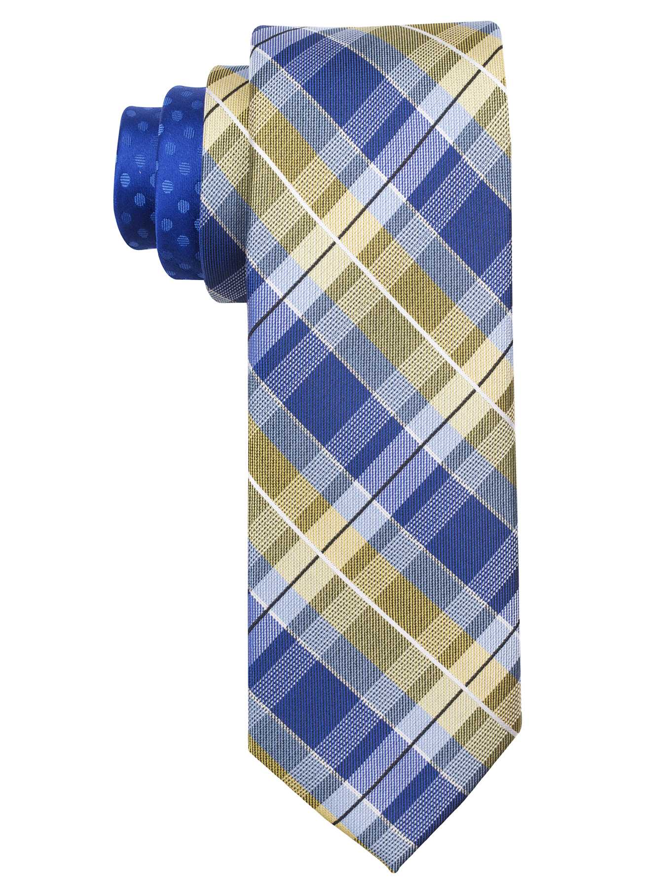 Perry Ellis Alderson Plaid Silk Tie
