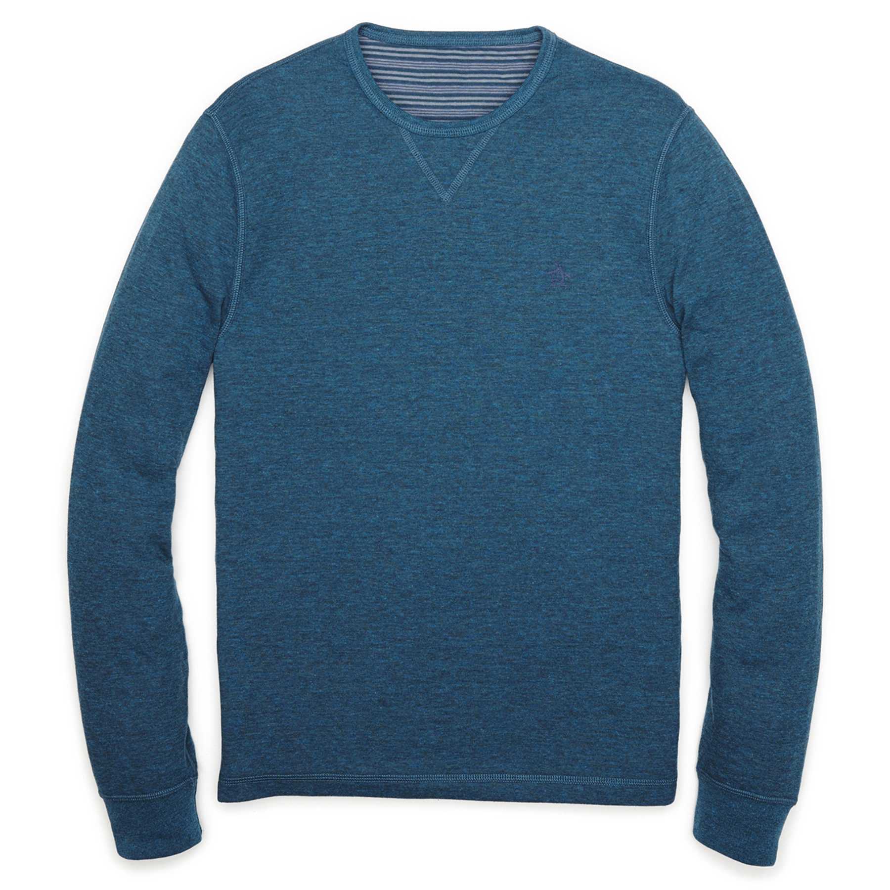 Original Penguin LONG SLEEVE REVERSIBLE TEE