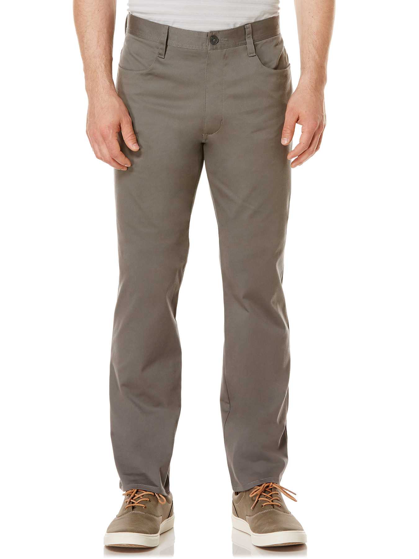 Perry Ellis Regular Fit Sateen Twill Pant