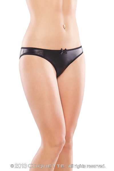 Black Crotchless Panty