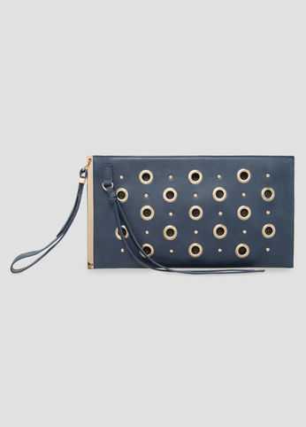 Grommet Bar Wristlet Clutch