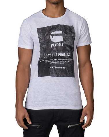 G-STAR MENS White Clothing / Tops