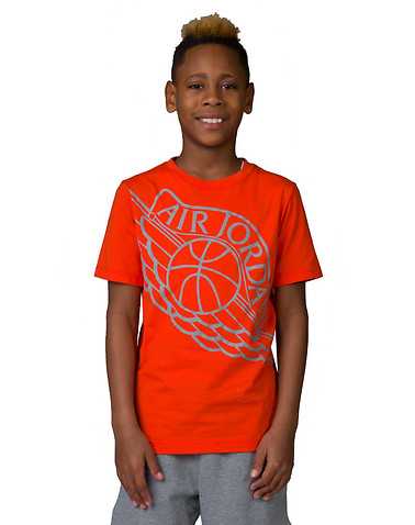 JORDAN BOYS Orange Clothing / Short Sleeve T-Shirts