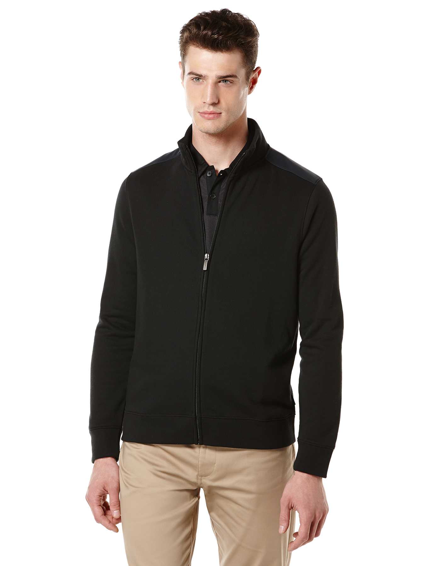 Perry Ellis Long Sleeve Knit Jacket