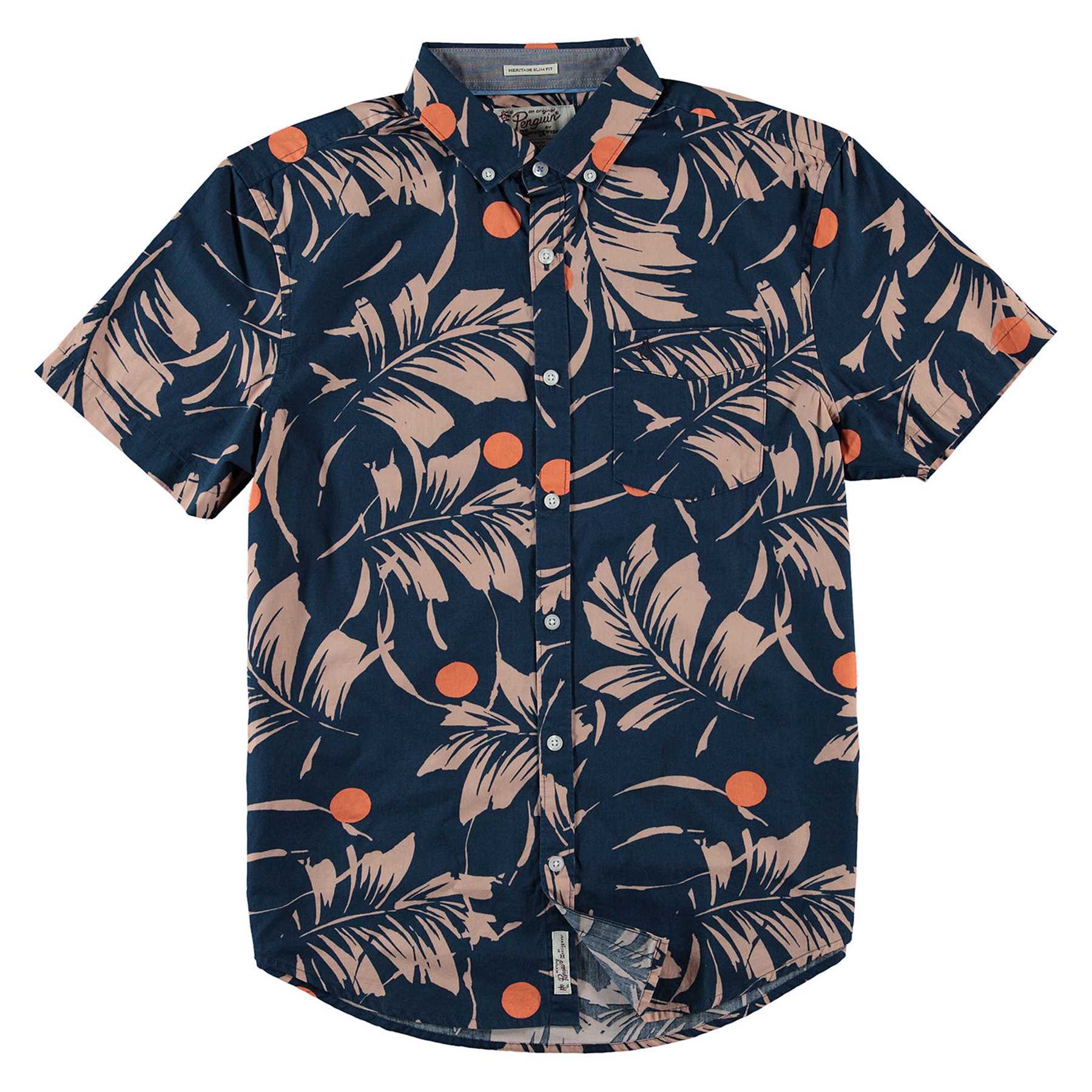 Original Penguin PRINT POPLIN SHIRT