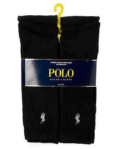 POLO MENS Black Accessories / Socks 10-13