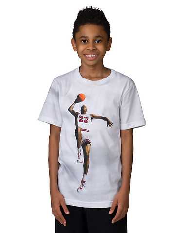 JORDAN BOYS White Clothing / Short Sleeve T-Shirts