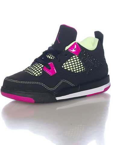 JORDAN GIRLS Black Footwear / Sneakers 4C