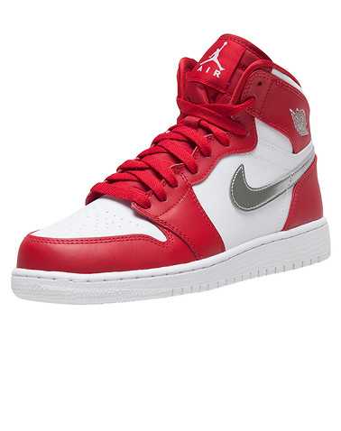 JORDAN GIRLS Red Footwear / Sneakers