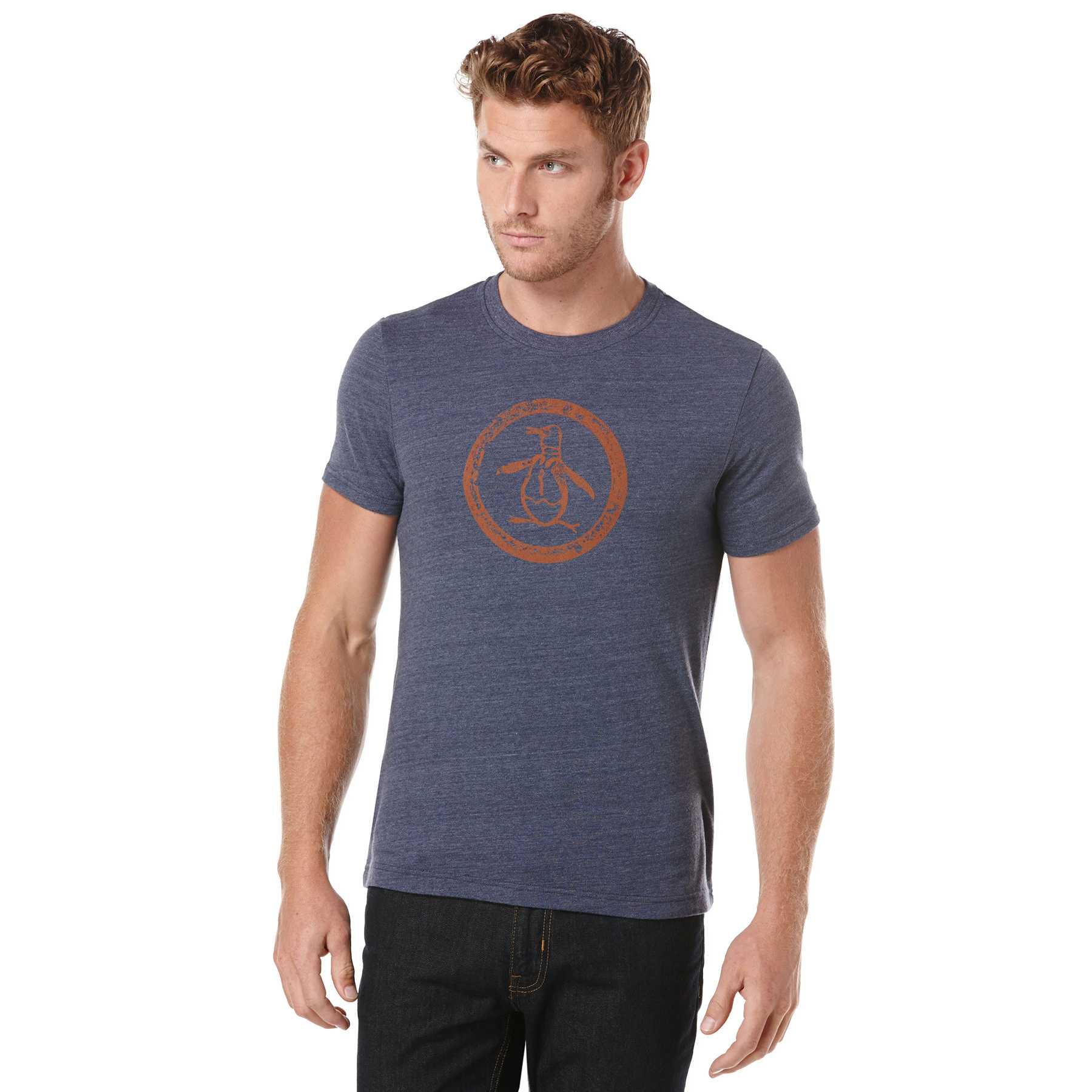 Original Penguin TRI BLEND CIRCLE LOGO TEE