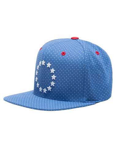 MITCHELL AND NESS MENS Medium Blue Accessories / Caps Snapback ONES