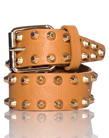 ESSENTIALS WOMENS Medium Brown Accessories / Belts S/M