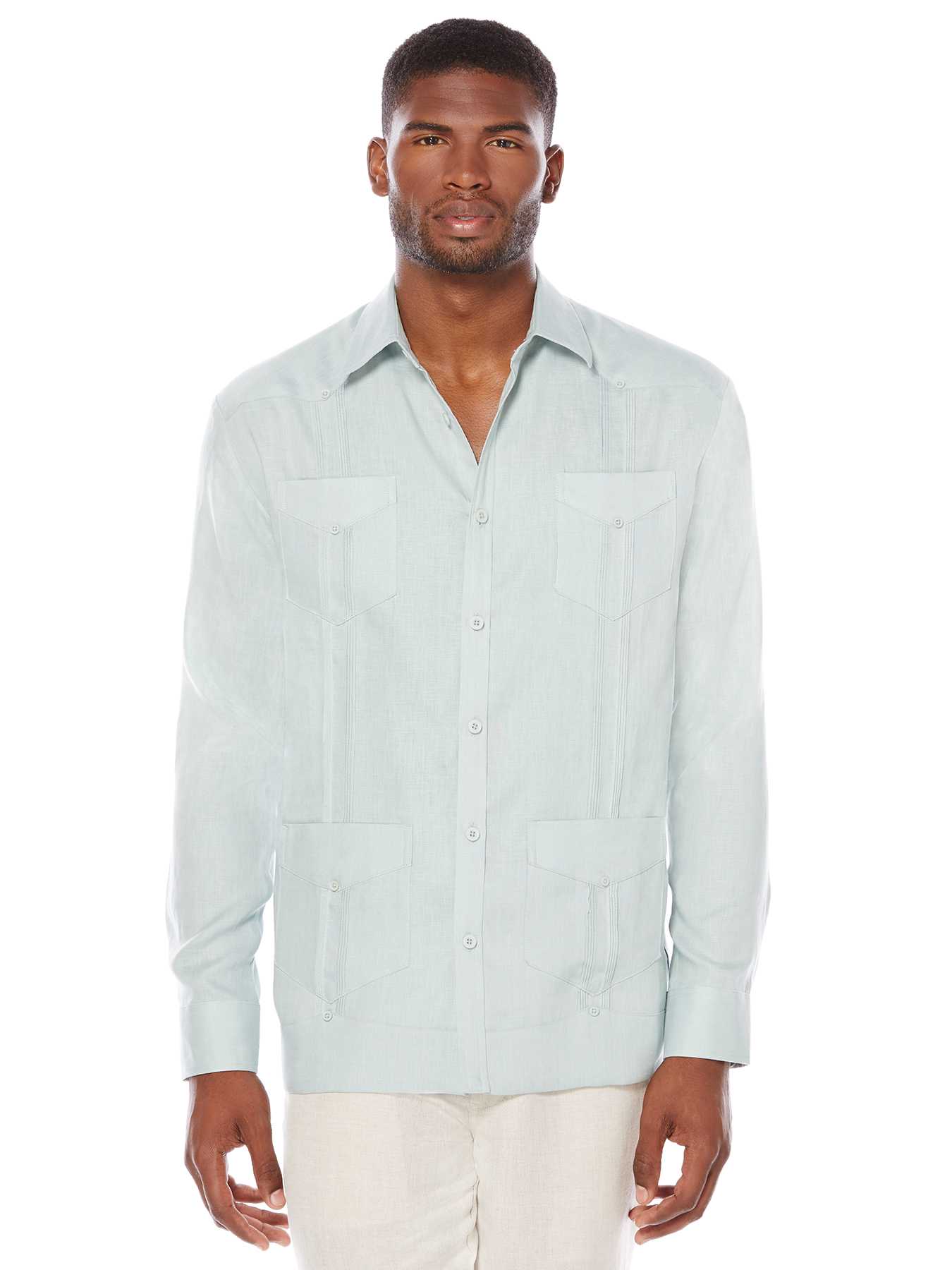 Cubavera 100% Linen Long Sleeve Classic Guayabera