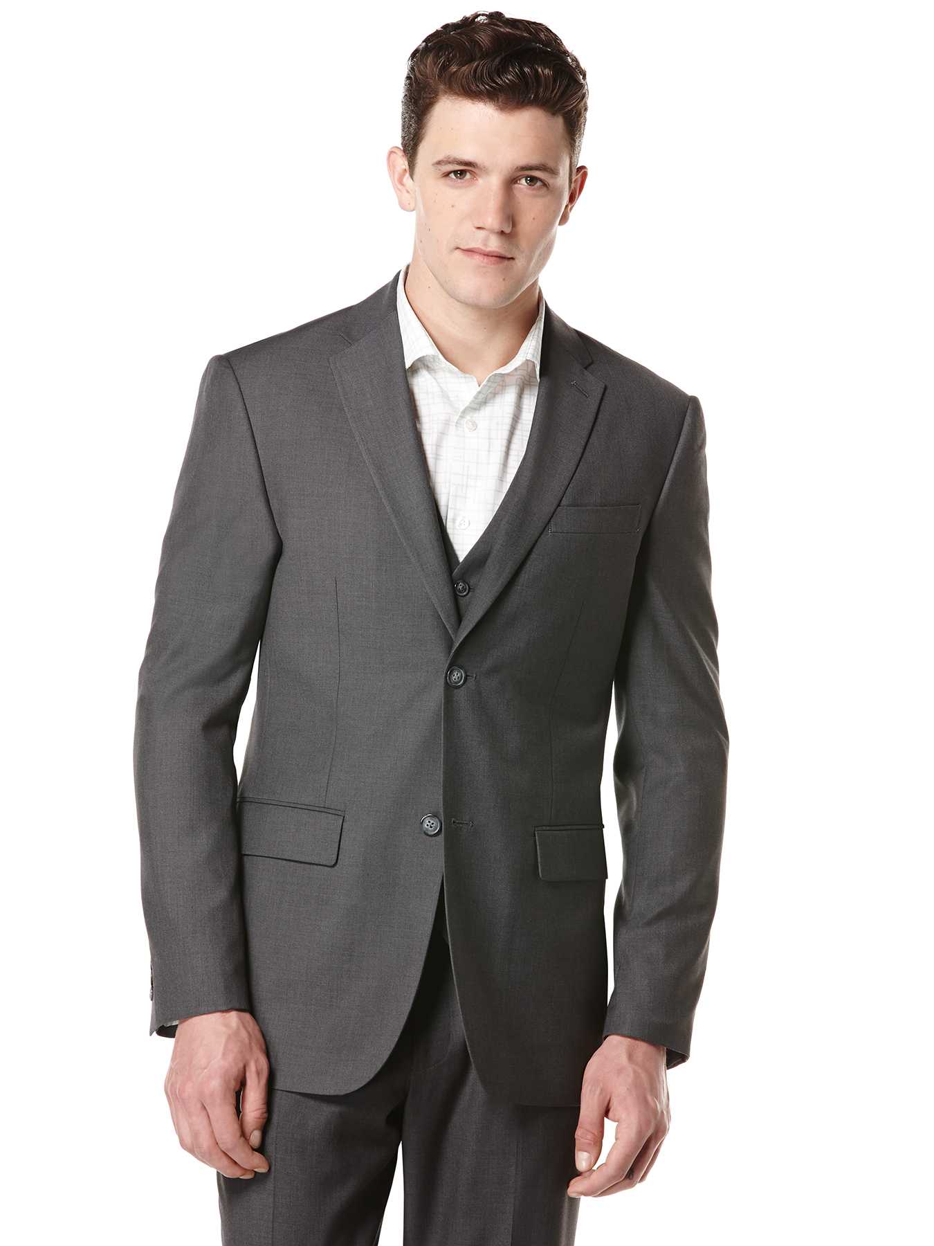 Perry Ellis Big and Tall Solid Suit Jacket